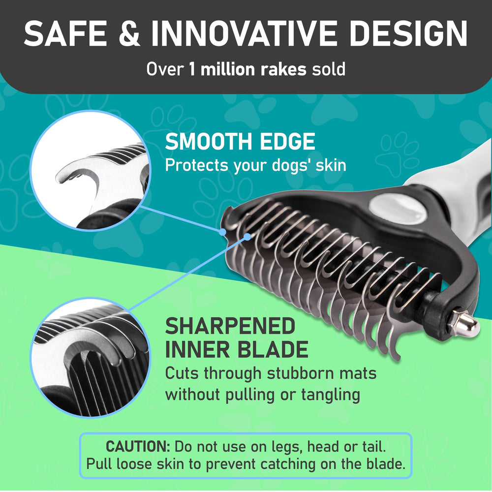 Maxpower Planet Pet Grooming Brush dog and cat coat care in action.