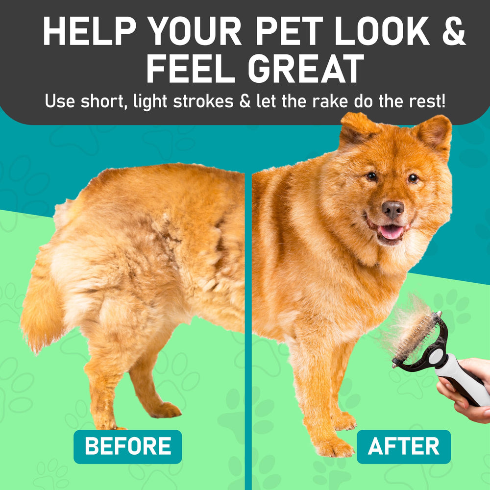 Maxpower Planet Pet Grooming Brush white color design on display.