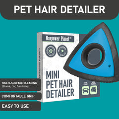 Maxpower Planet Pet Hair Removal Tool in-car interior removing fur from upholstery