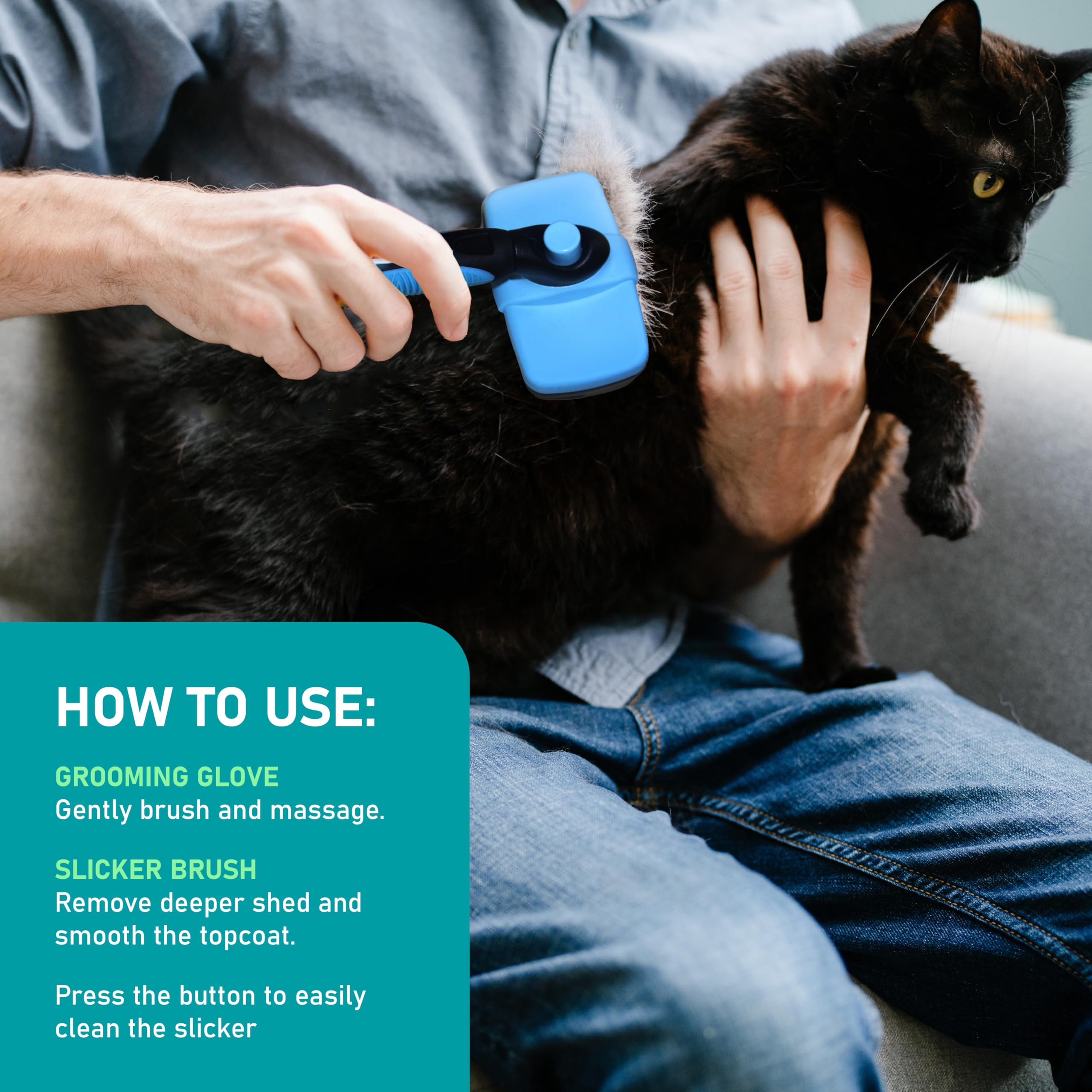 Maxpower Planet skin-friendly teeth ensure gentle grooming on pets.
