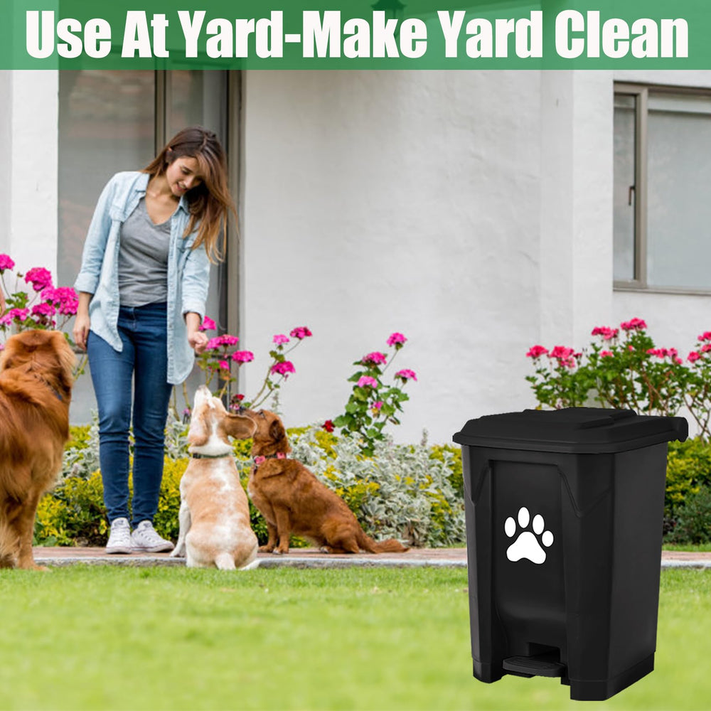 mayayaday 100pcs large waste bags provide ready disposal for weekly yard duties.