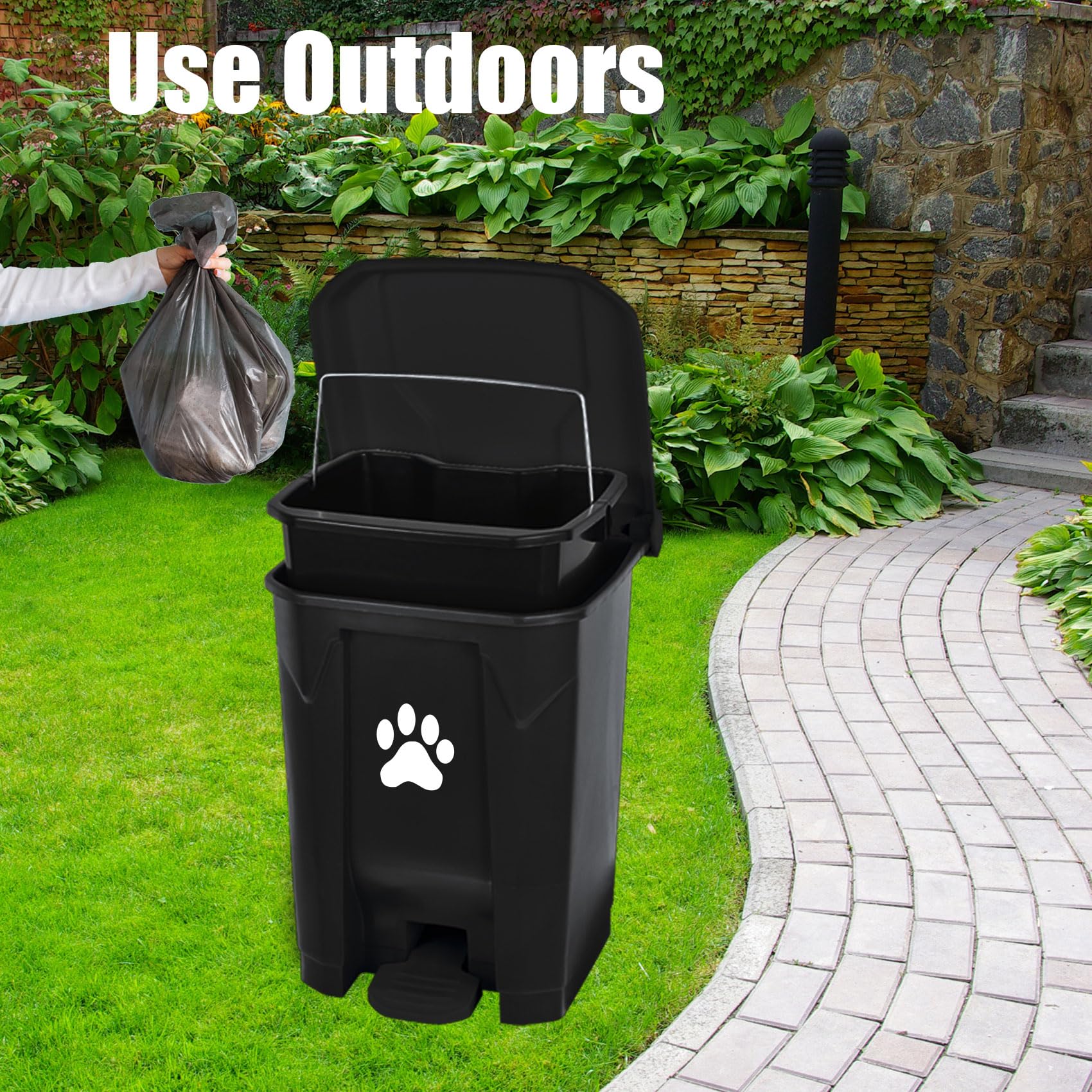 mayayaday long-handle pooper scooper makes cleanup easy without bending.