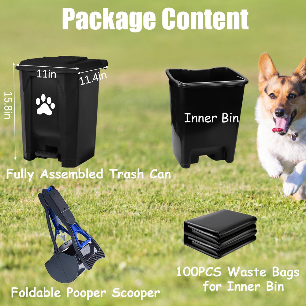 mayayaday yard garden use dog waste container is ideal for outdoor cleanup.