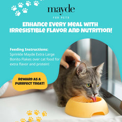 Mayde Bonito Flakes training reward—savory bite for pets.