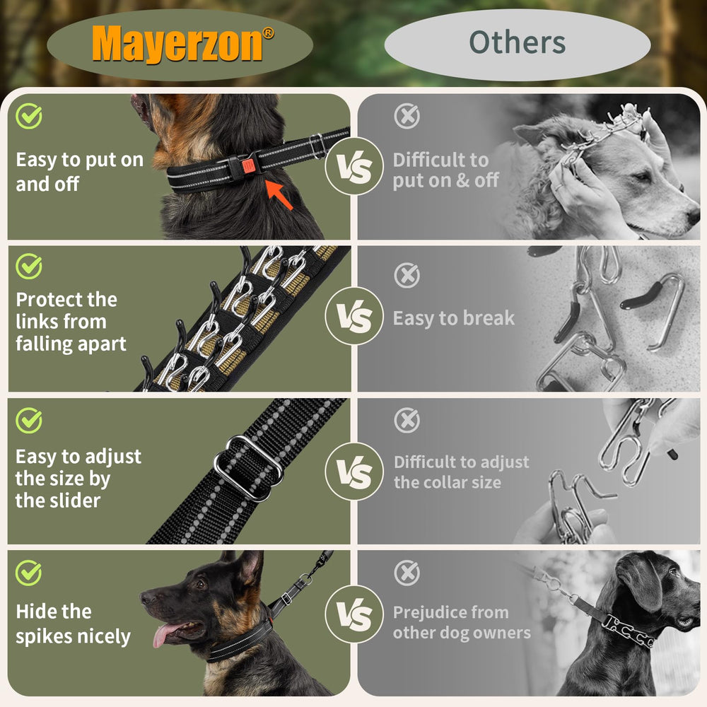 Mayerzon adjustable martingale being fastened with slider buckle for easy on/off.