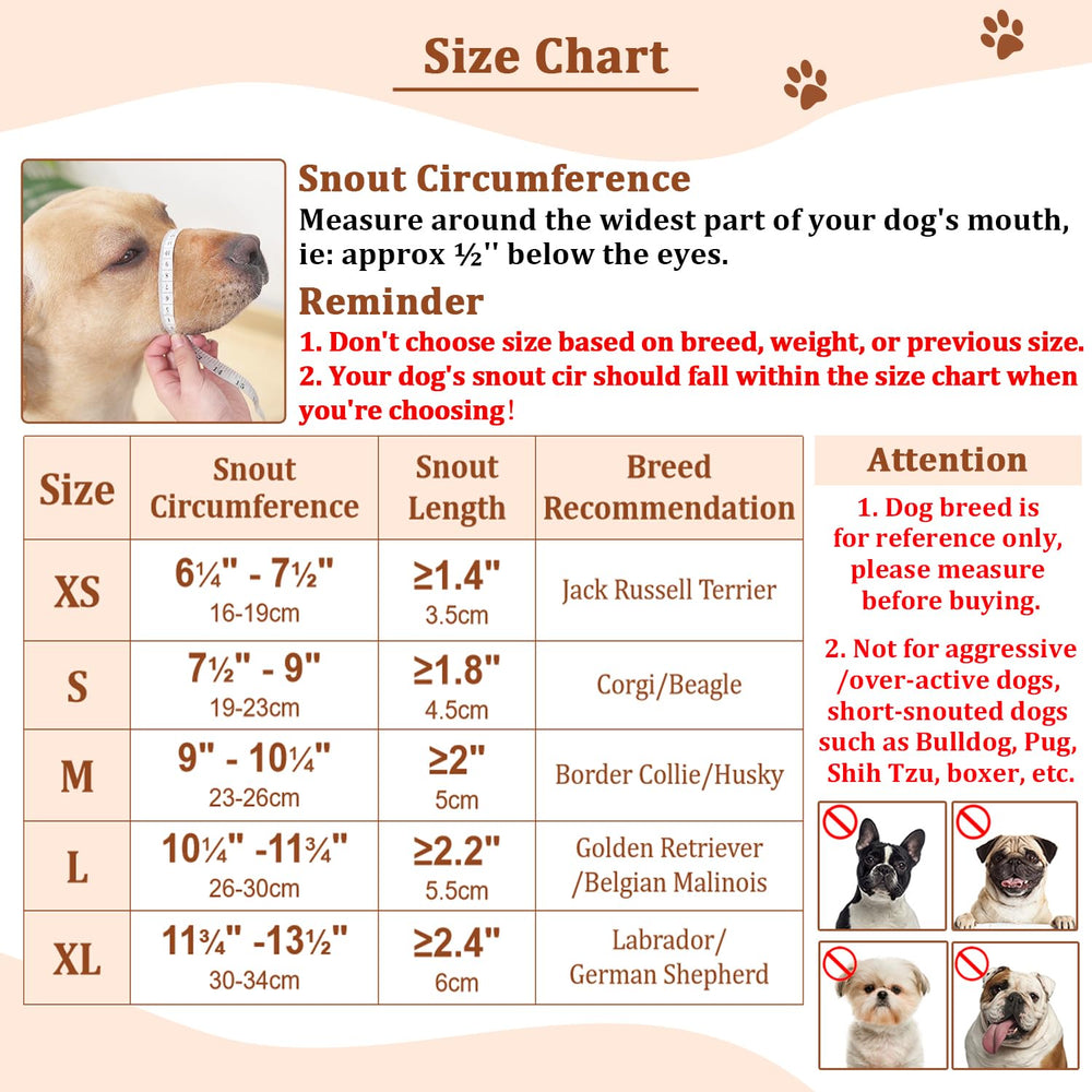 Mayerzon dog muzzle breathable material keeps pets cool during grooming sessions