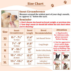 Mayerzon dog muzzle breathable material keeps pets cool during grooming sessions