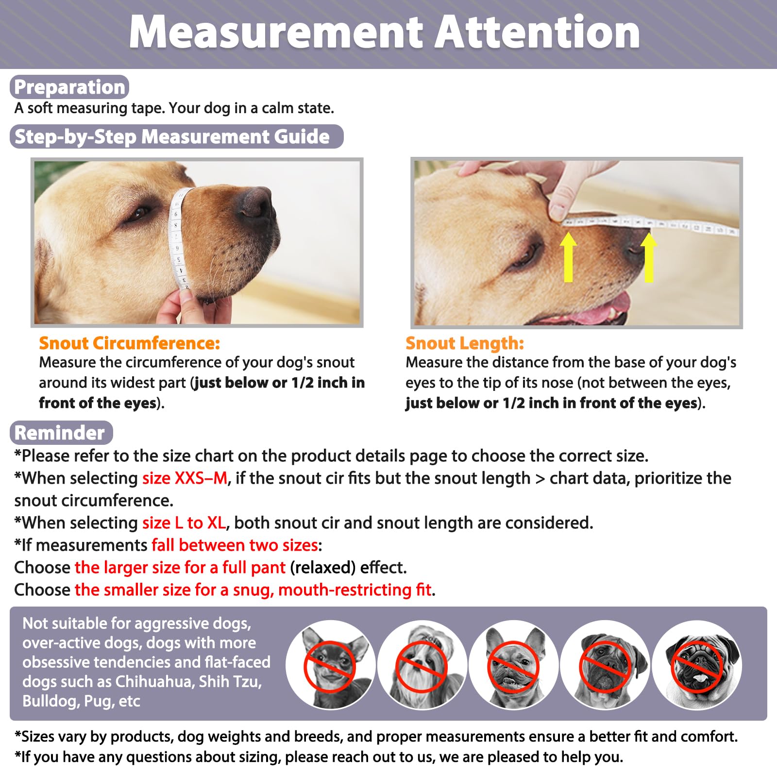Mayerzon dog muzzle breathable mesh on walks enables natural breathing and activity.