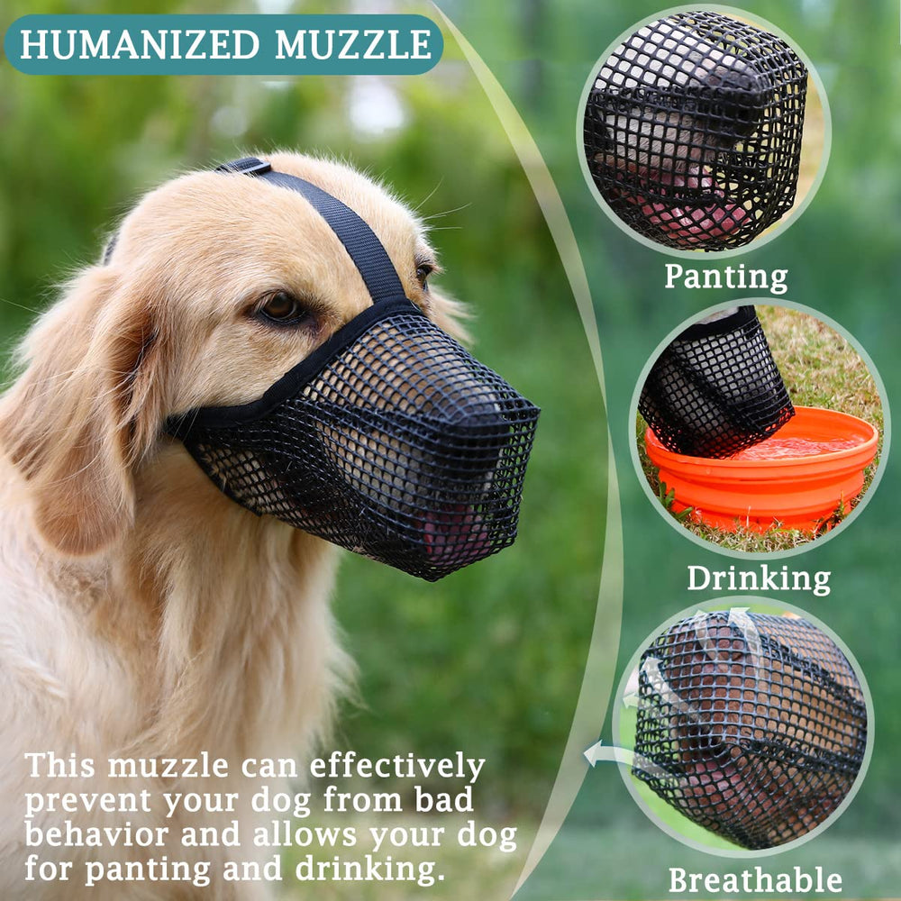Mayerzon muzzle packs flat and folds for easy transport.