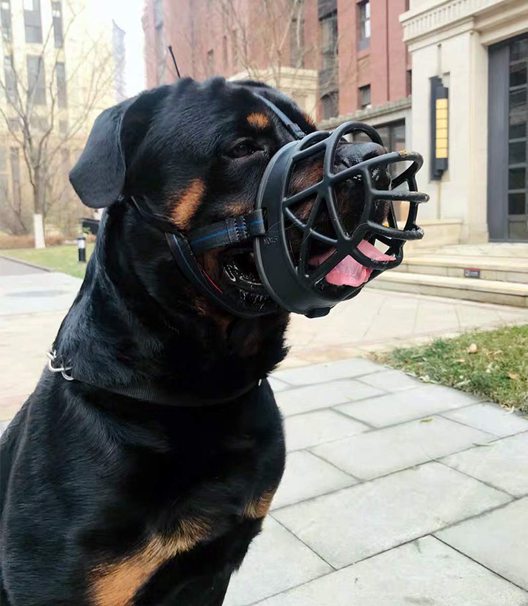 Mayerzon dog muzzle padded-neoprene adds comfort during wear.