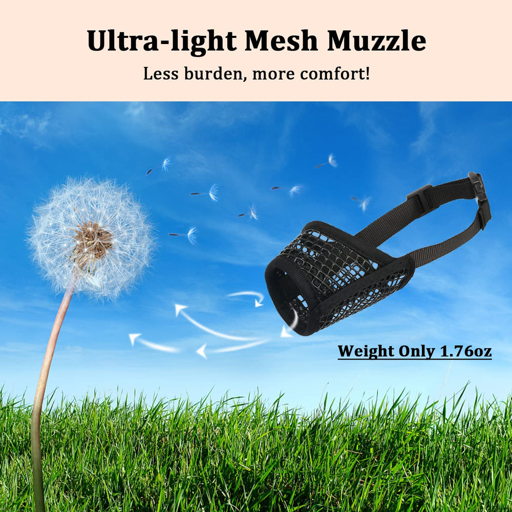 Mayerzon dog muzzle safe temporary muzzling for training and handling