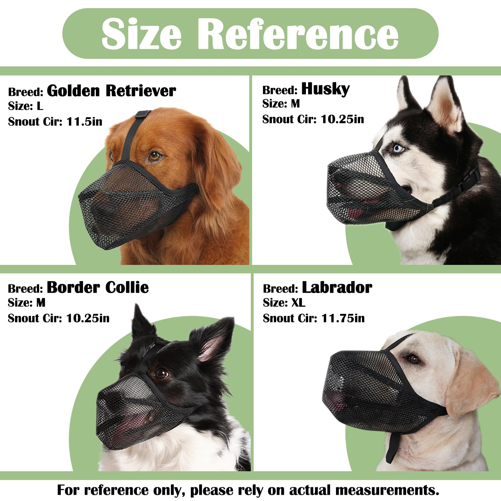 Mayerzon dog muzzle safety reminder while dogs are muzzled.