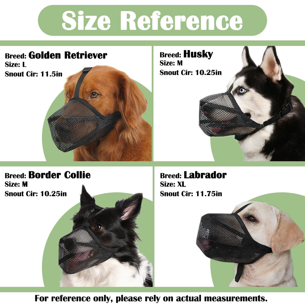 Mayerzon dog muzzle safety reminder while dogs are muzzled.