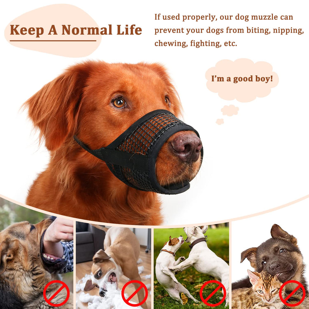 Mayerzon dog muzzle size-chart guidance helps find the right fit