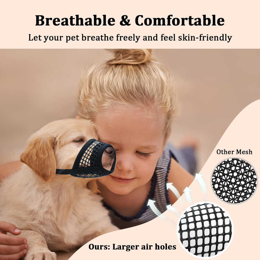 Mayerzon dog muzzle soft nose-padding enhances comfort during wear
