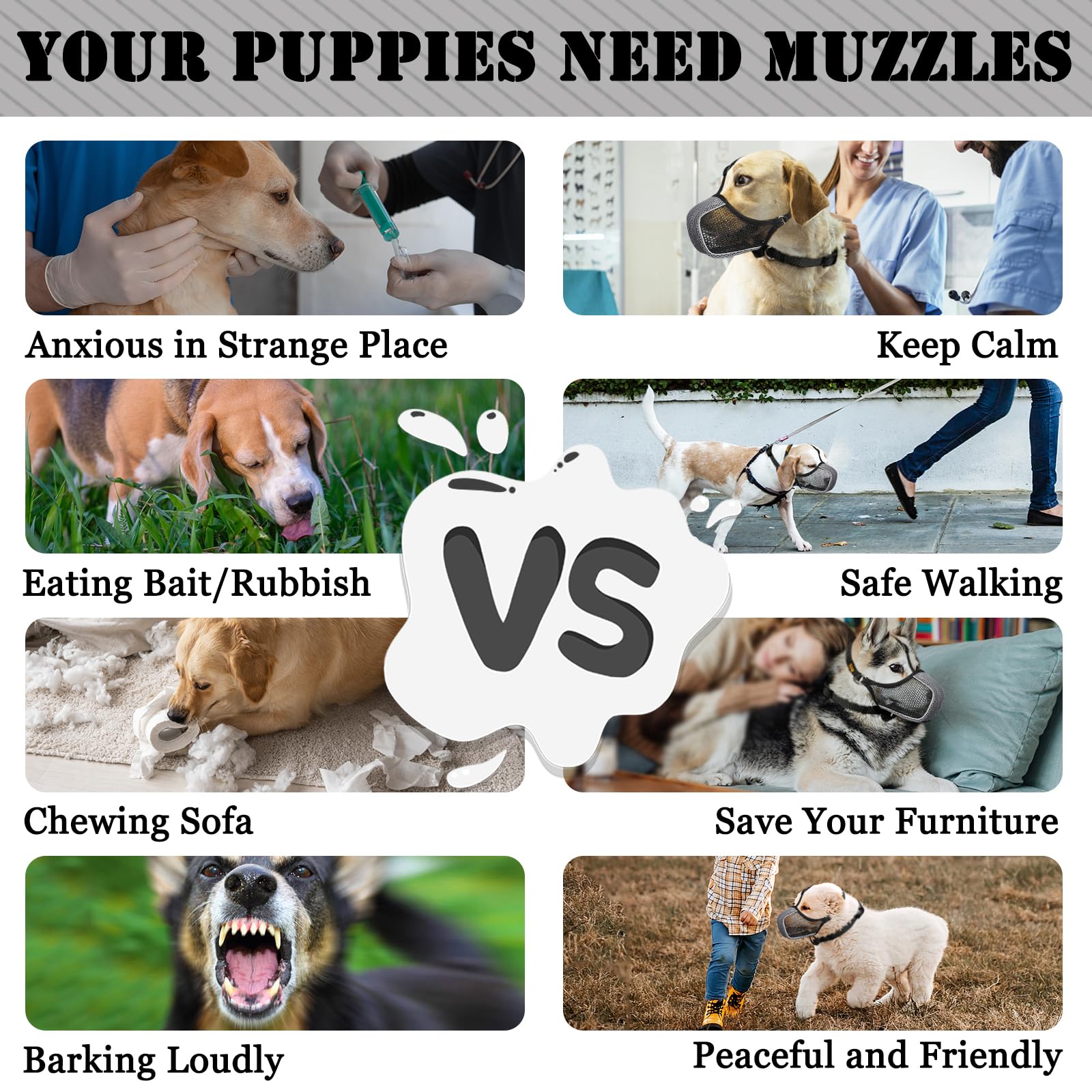 Mayerzon Dog Muzzle training-grooming suits everyday safety and calm introductions.