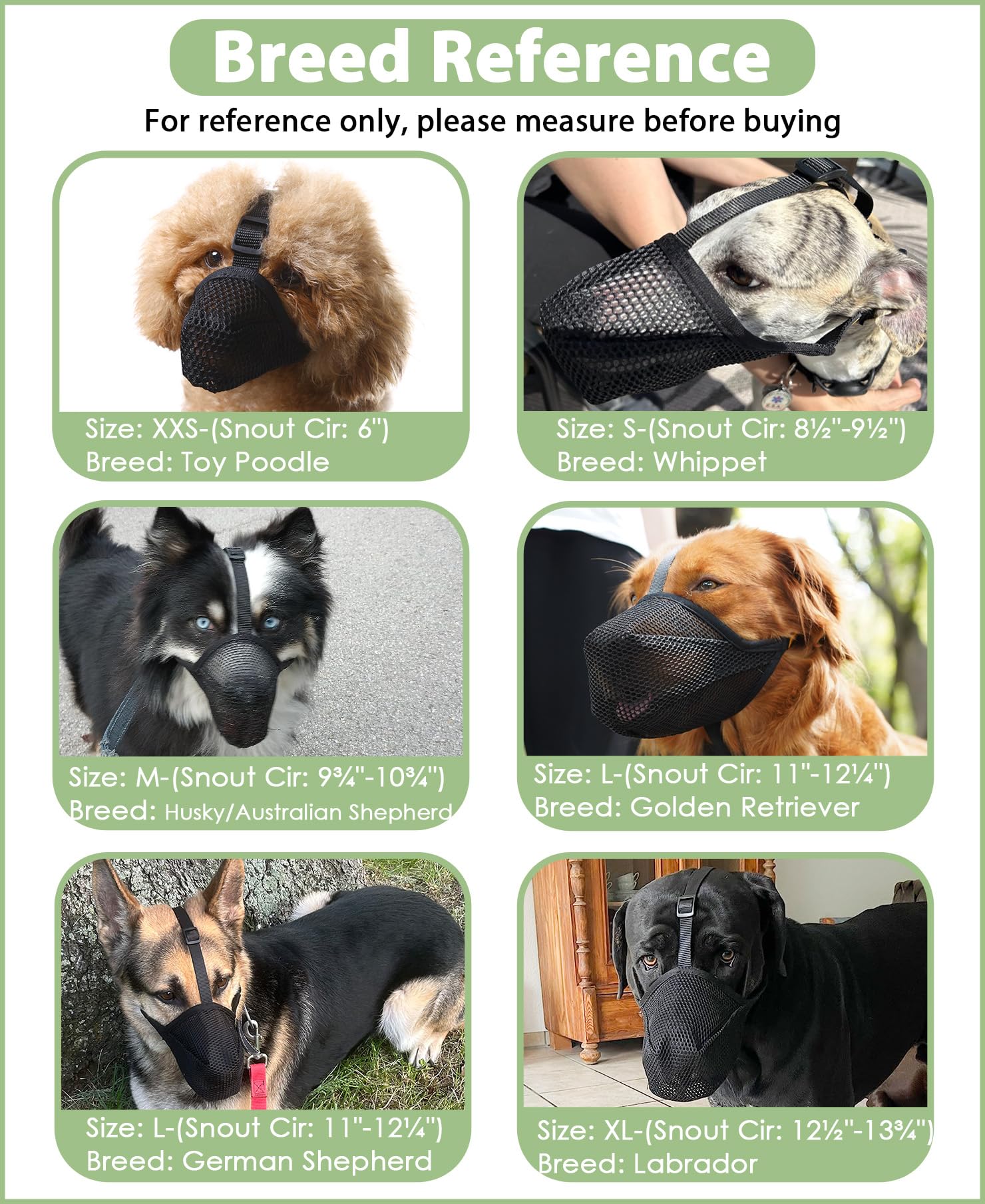 Mayerzon dog muzzle treat-hole option supports gradual muzzle training.