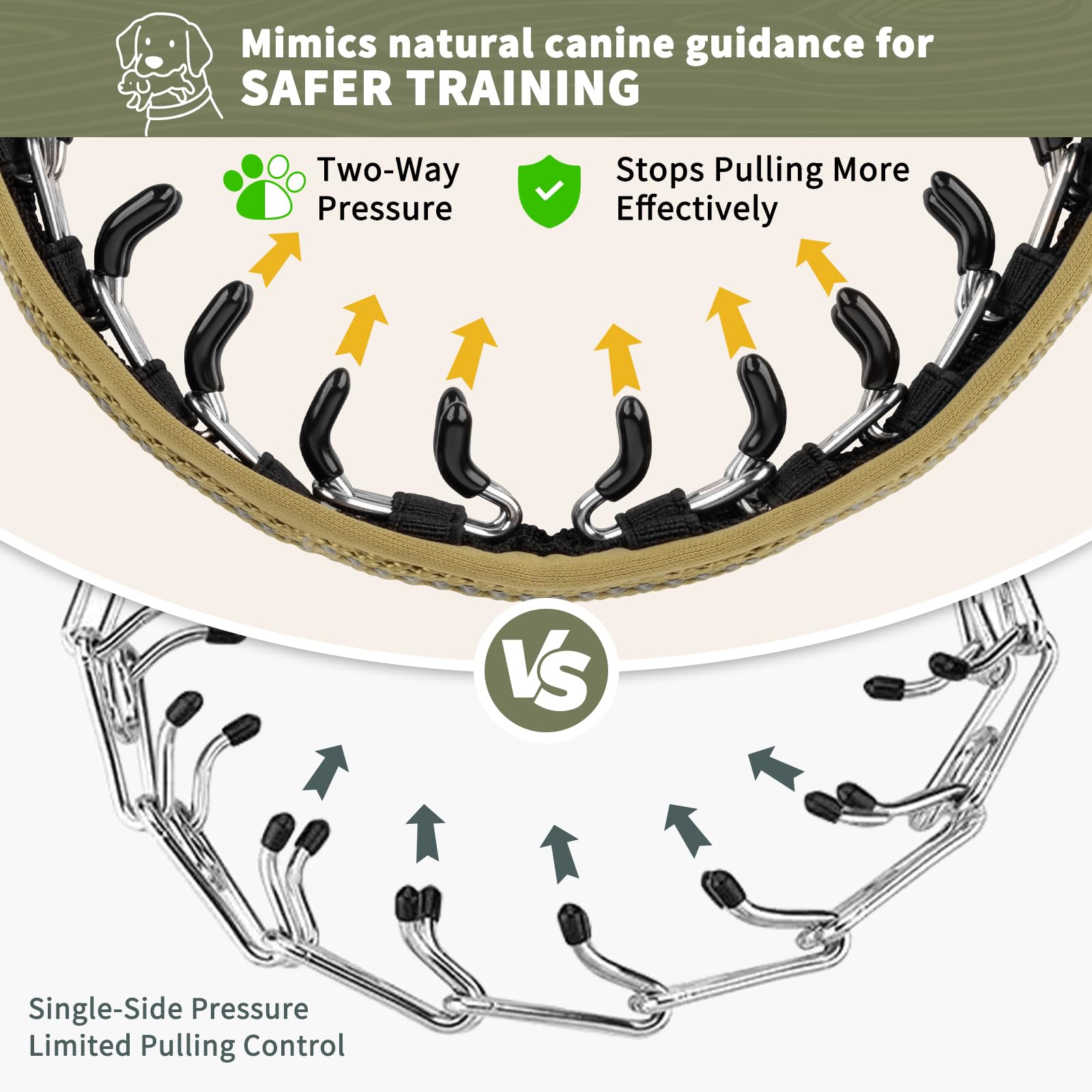 Mayerzon martingale no pull collar padded with neoprene for comfortable walks