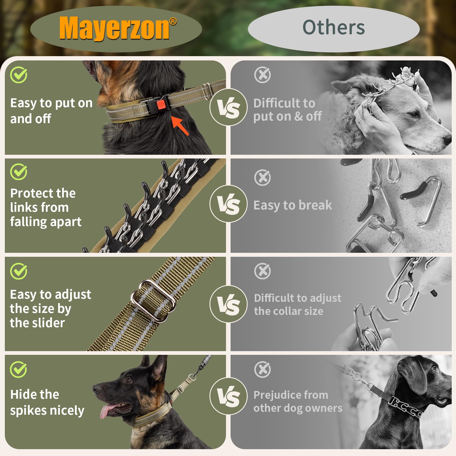 Mayerzon martingale padding neoprene provides comfortable touch during long training sessions