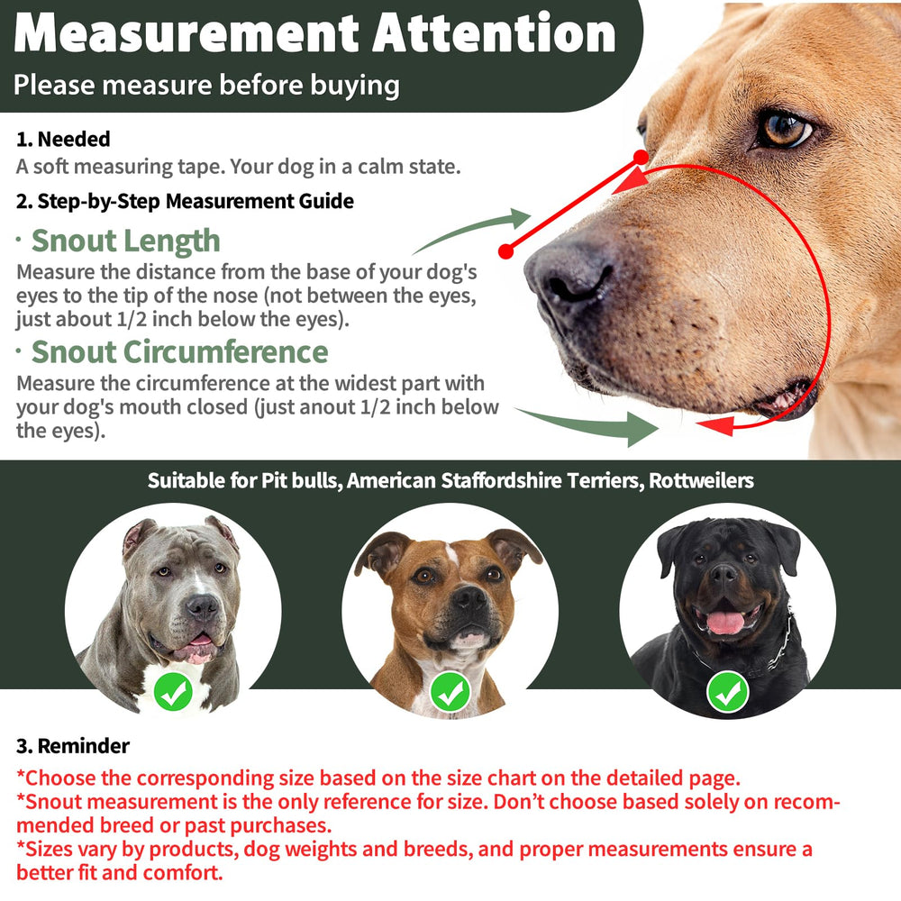Mayerzon Pitbull Muzzle neck-strap design enables adjustable comfort during grooming