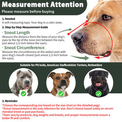 Mayerzon Pitbull Muzzle neck-strap design enables adjustable comfort during grooming