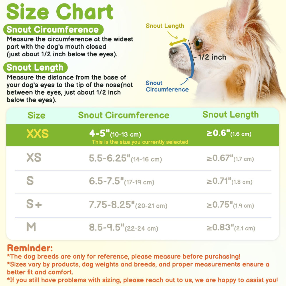 Mayerzon Short Snout Muzzle soft fabric visual; comfortable daily wear.