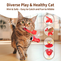 MayMaw KiTiFISH compact-pawing encourages gentle batting and interactive learning.