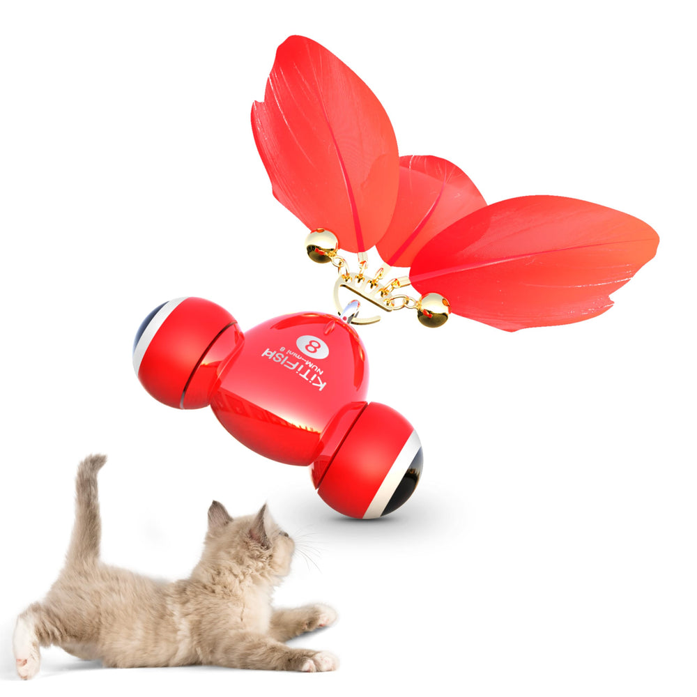 MayMaw KiTiFISH toy in motion-activation delivers engaging hunting-like play for indoor cats