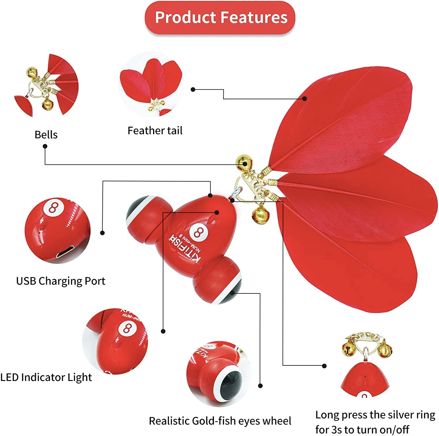 MayMaw KiTiFISH comes with a one-year warranty for peace of mind