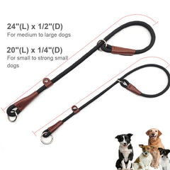 MayPaw slip collar color black vibrant look supports easy leash matching
