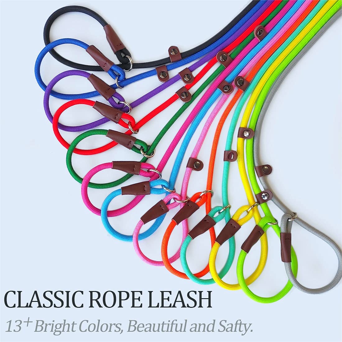 MayPaw Slip Lead nylon rope texture demonstrates lightweight daily use