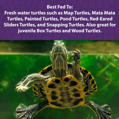 Pellets redondos flotantes de Mazuri para tortugas