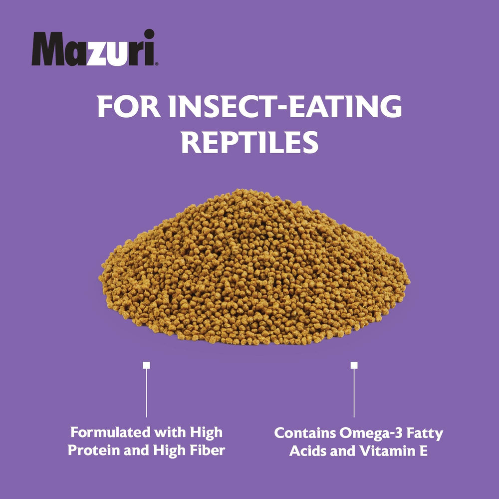 Mazuri Bearded Dragon Food serving-portion demonstrates practical feeding for daily meals.