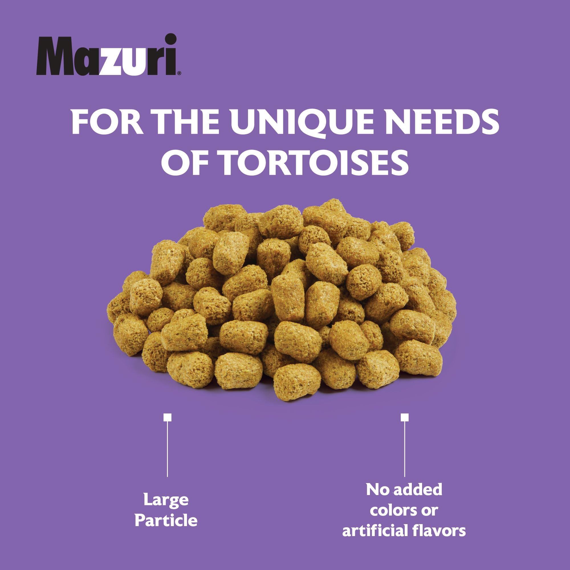 Mazuri Tortoise Diet forest tortoise — designed for forest species.