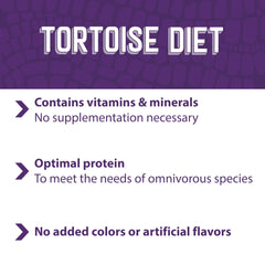 Mazuri Tortoise Diet pellets texture — large particle size for easy chewing.