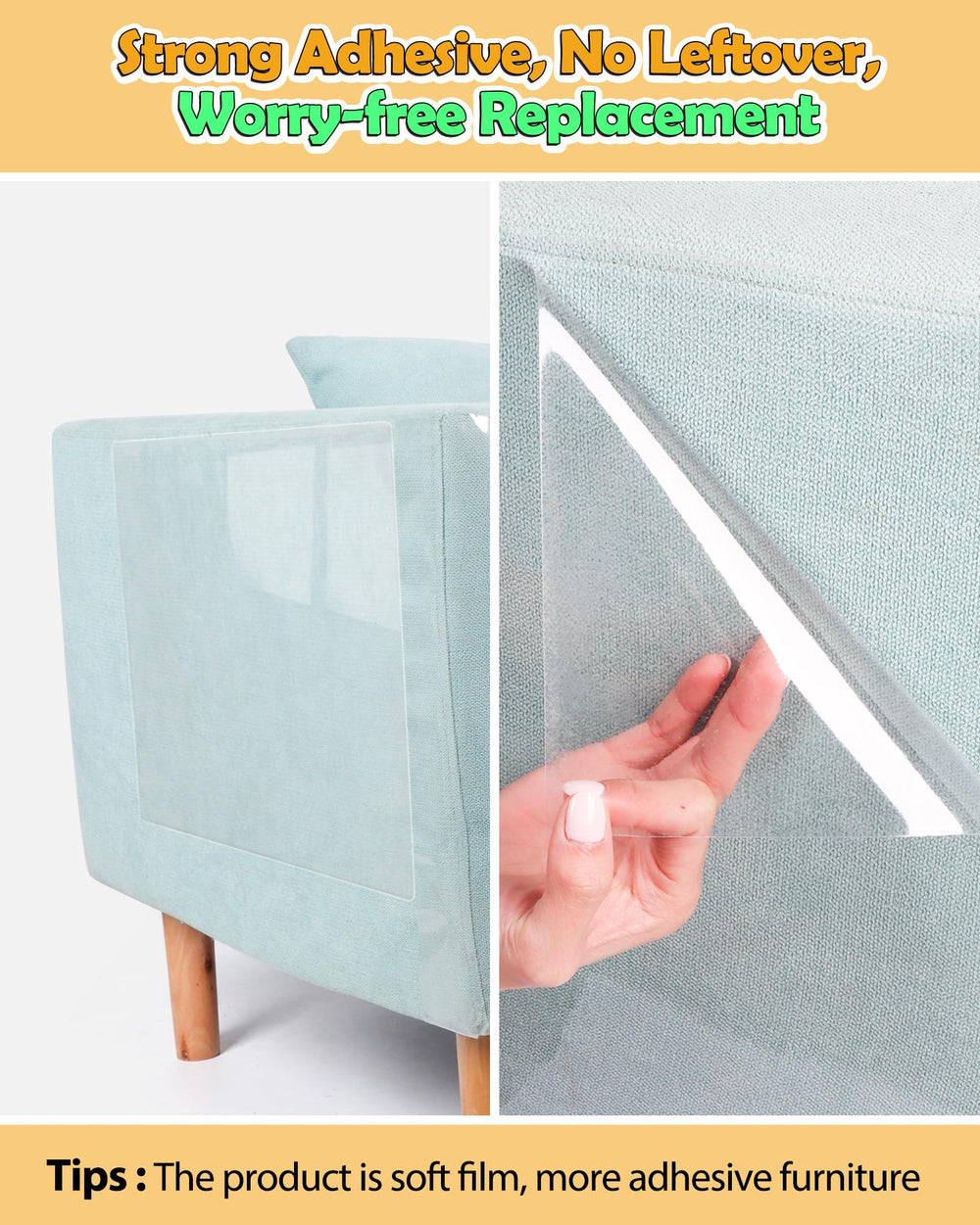 Mazzen Cat Scratch Couch Protector universal guard on various furniture types.