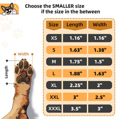 MBTWZ blue paw pads in packaging offer indoor traction for seniors