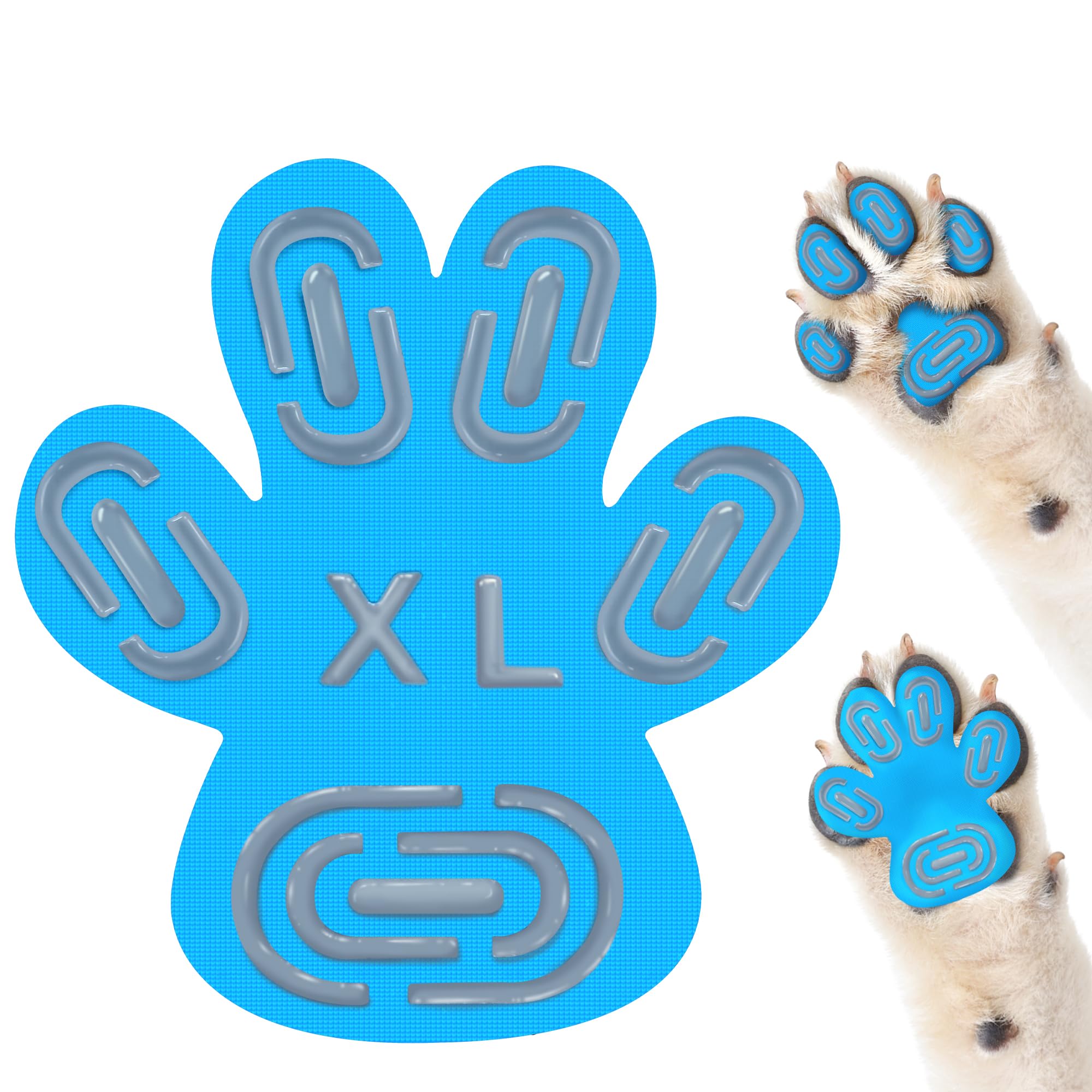 MBTWZ non-slip paw pad on hardwood floor provides strong traction for seniors