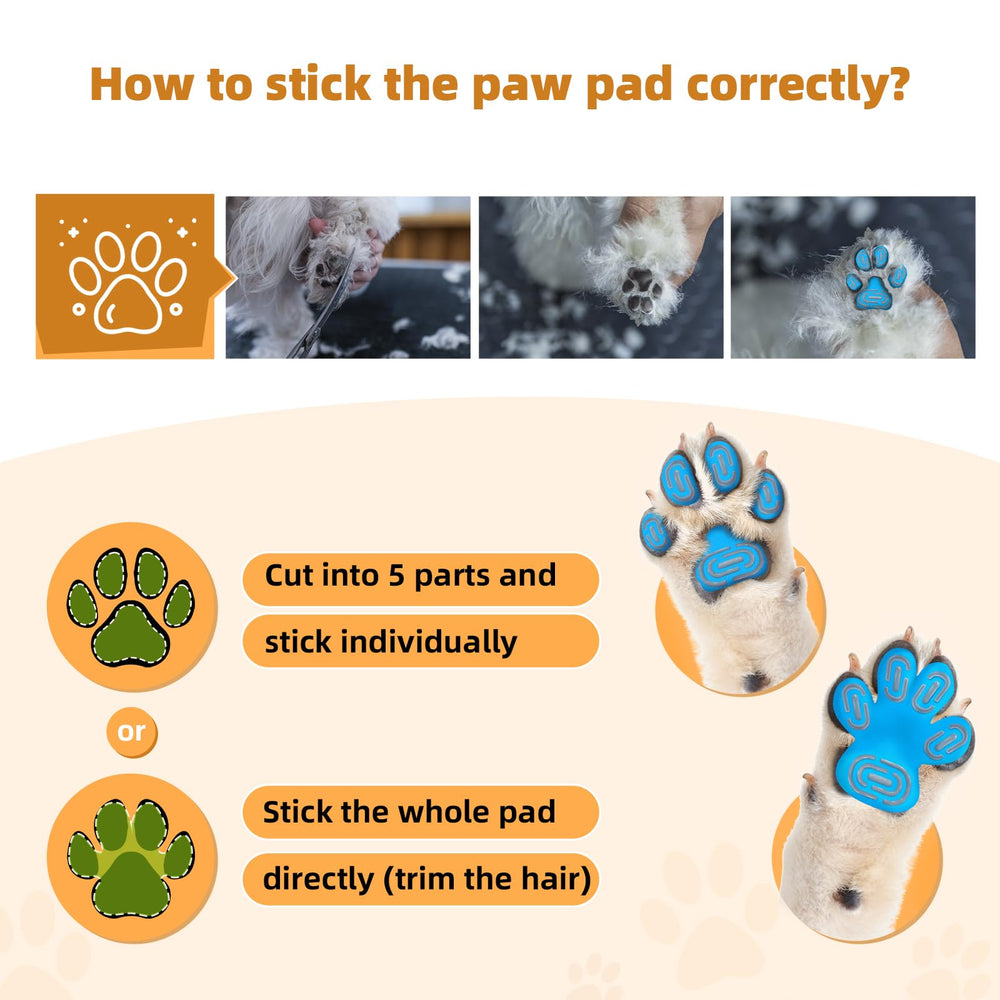 MBTWZ paw pads being dampened to ease removal from paws