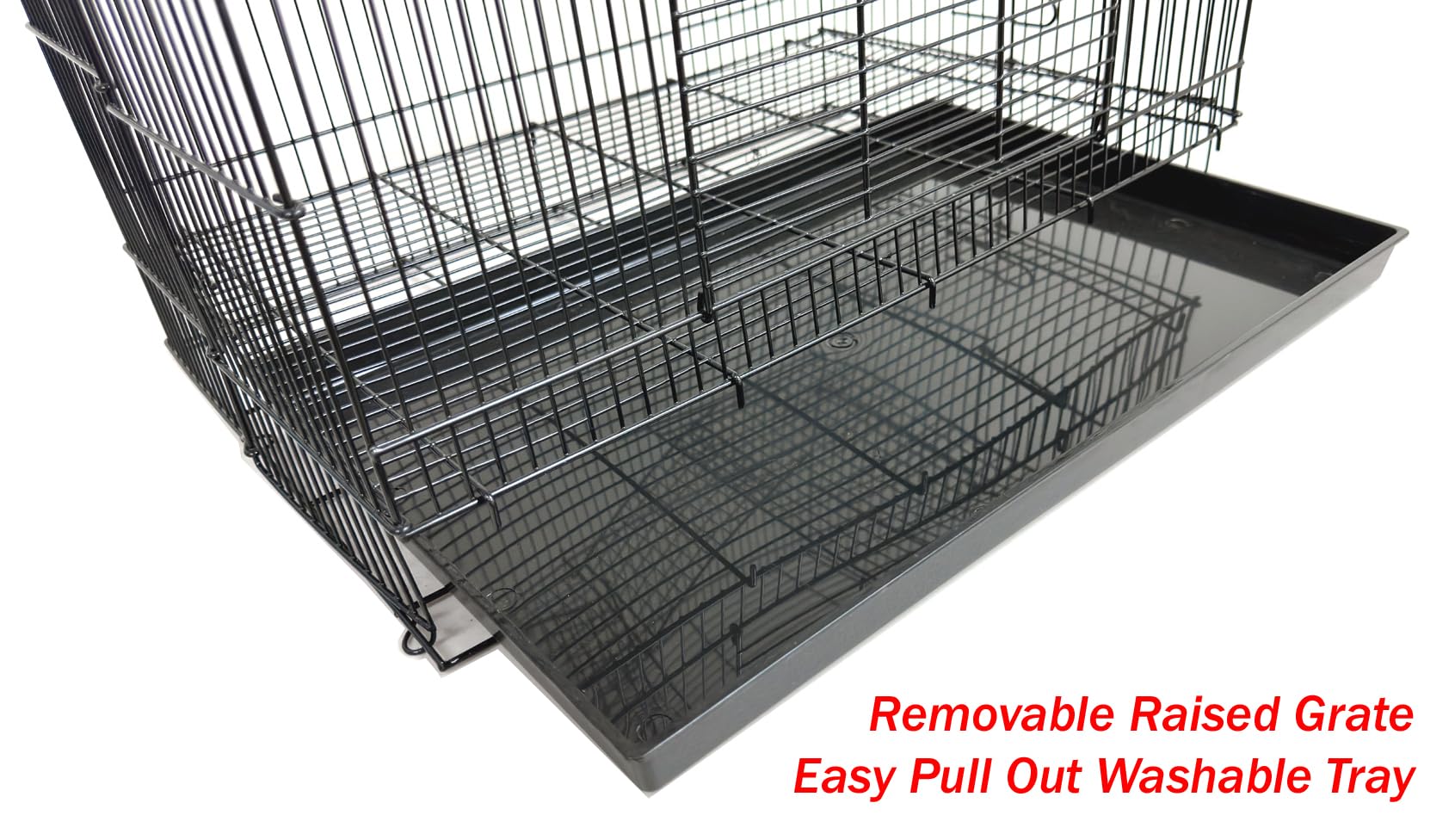 Mcage foldable design and tool-free setup support fast storage and travel prep.