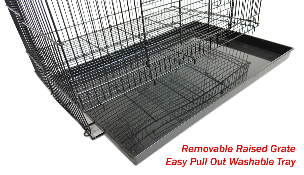 Mcage foldable design and tool-free setup support fast storage and travel prep.