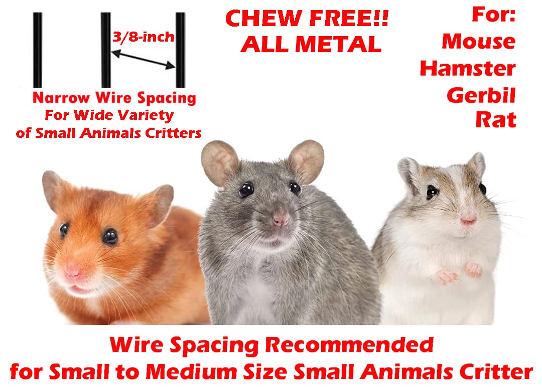 Mcage narrow 3-8-inch spacing ensures secure confinement and easier supervision.