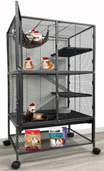 Mcage X-Large rolling casters cage for easy relocation and cleaning