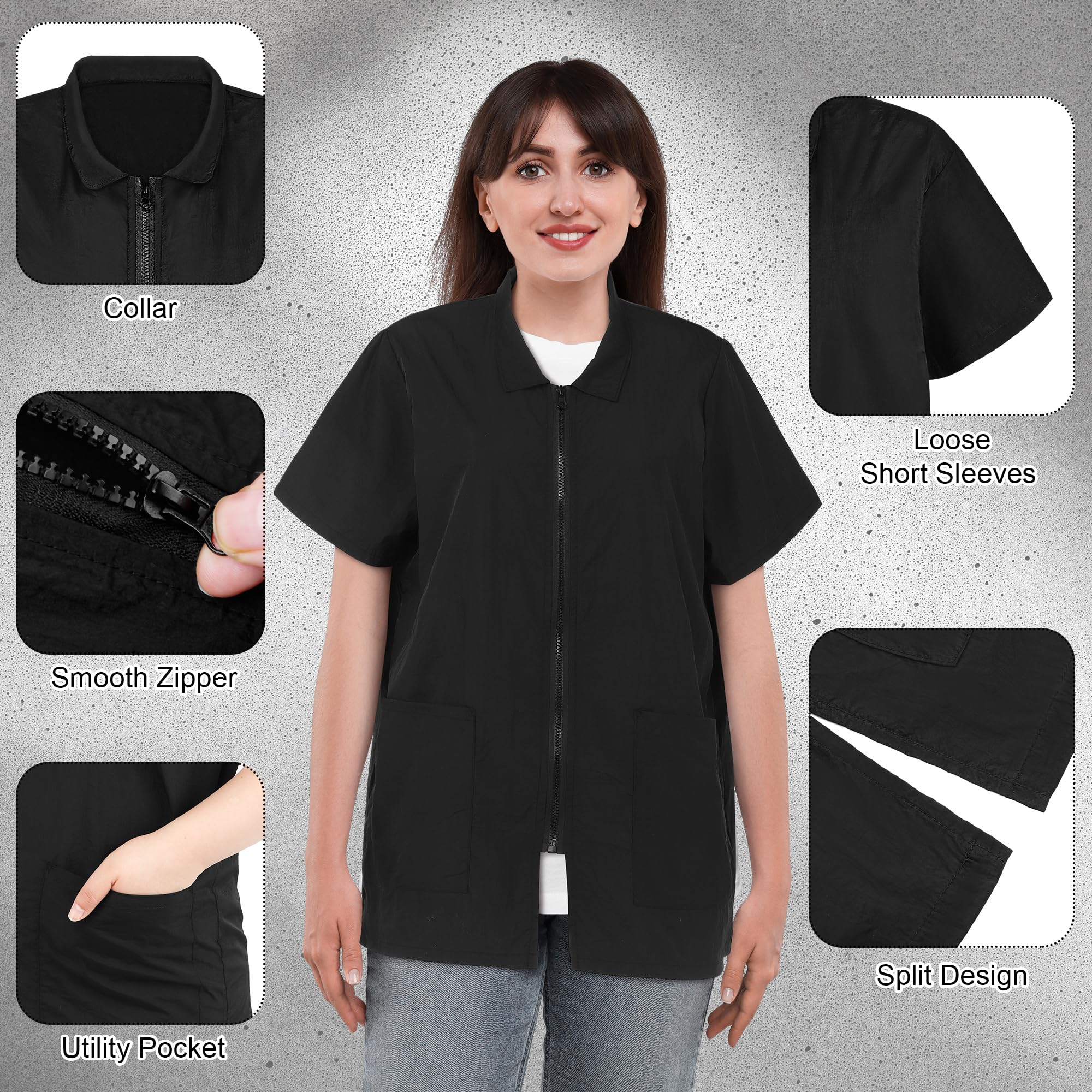 MCEAST grooming jacket with dual pockets keeps tools within reach