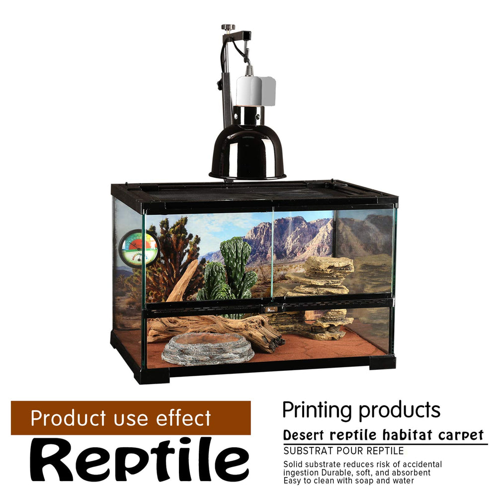 MCLANZOO reptile carpet suitable for snakes, lizards, geckos, chameleons and bearded dragons.