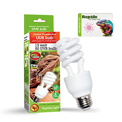 MCLANZOO uvb-desert-lamp suitable for bearded dragons, turtles, geckos, and snakes.