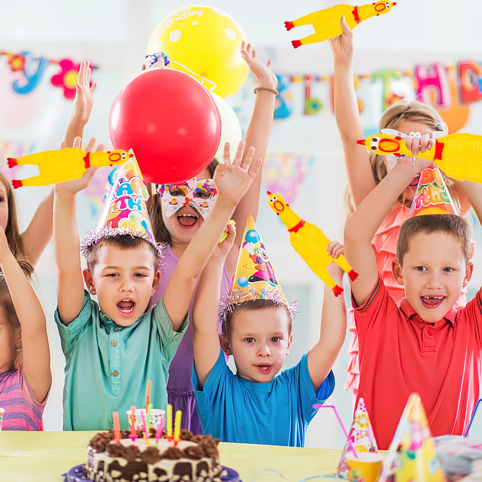 MCPINKY sensory-friendly chicken toy for stress relief and focus.