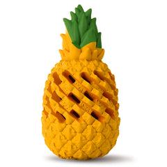M.C.works dog toy giant pineapple shape cleans teeth and entertains aggressive chewers.