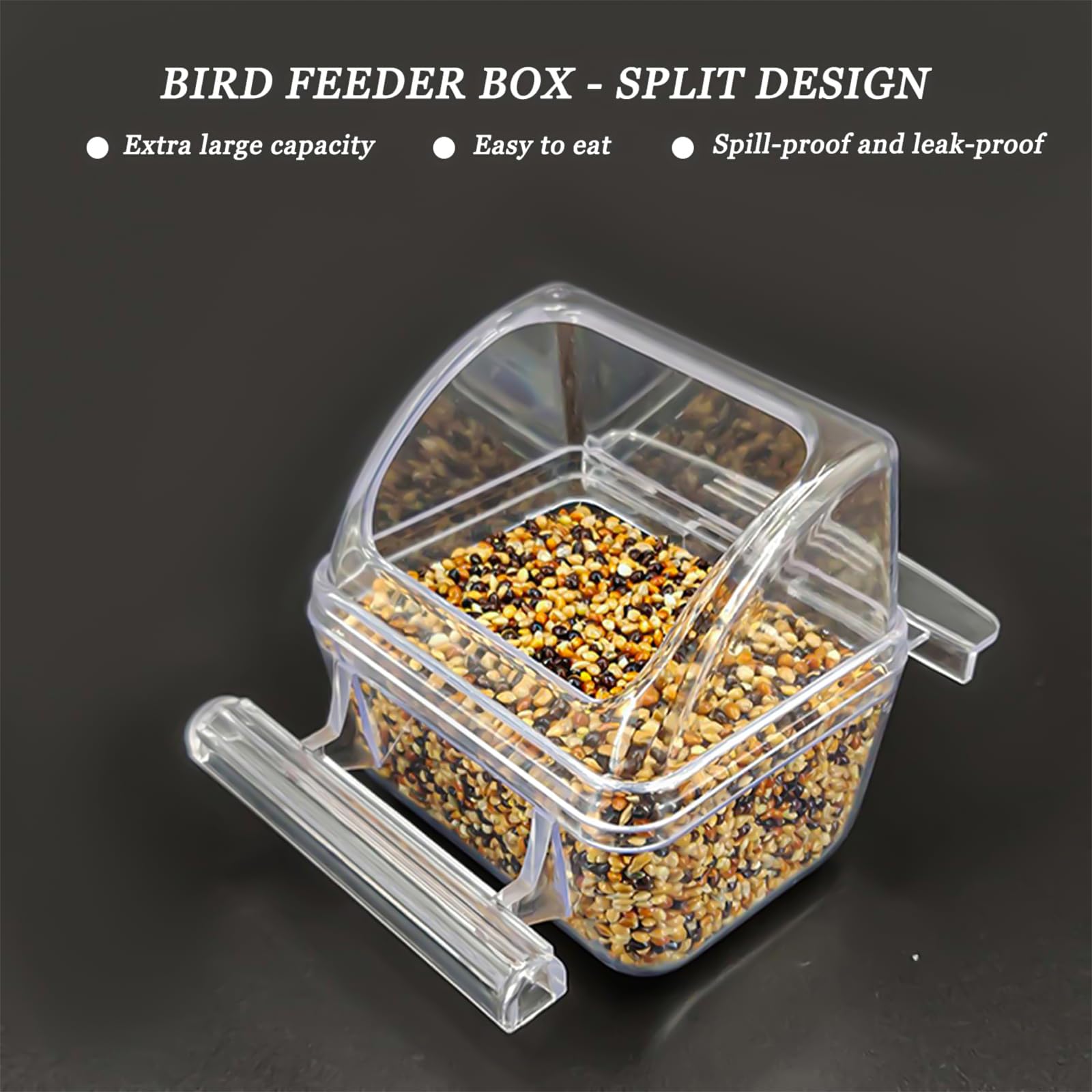MdakeGo hanging feeder installation demonstrating easy setup