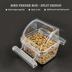 MdakeGo hanging feeder installation demonstrating easy setup